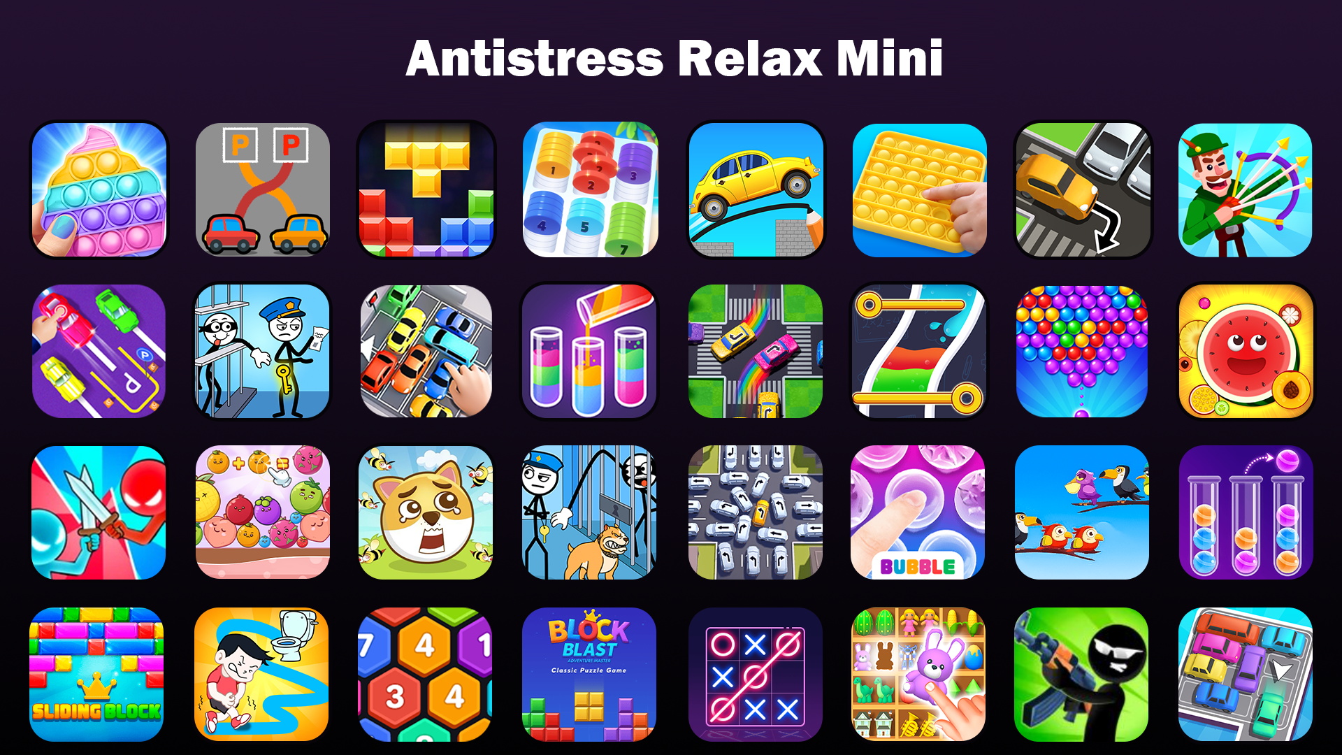 Antistress Relax Mini collection